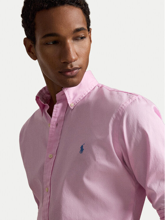 Polo Ralph Lauren Polo Ralph Lauren Košile 710B20512002 Růžová Custom Fit