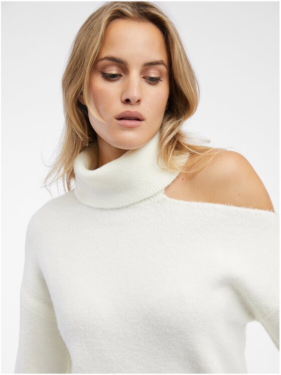 Orsay Orsay Sweter 507528029000__XL Beżowy Regular Fit