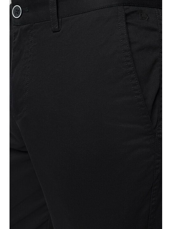Lancerto Lancerto Spodnie materiałowe Nelson SP082123000011 Czarny Slim Fit