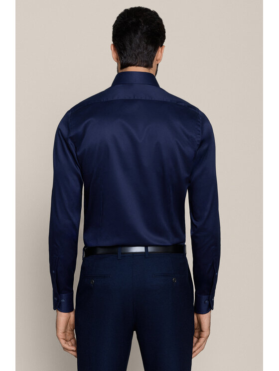 Lancerto Lancerto Koszula Gaia KO073226000014 Granatowy Slim Fit