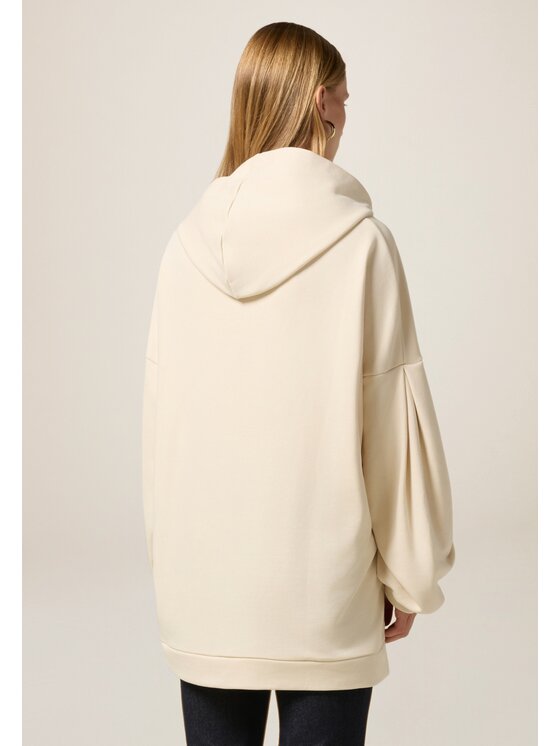 Oltre Oltre Felpa G801E000330N002 Bianco Over Fit