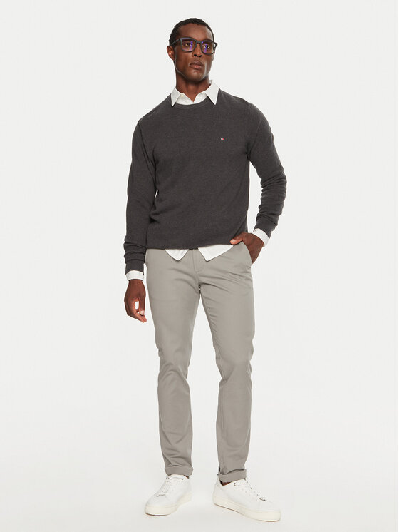 Tommy Hilfiger Tommy Hilfiger Pullover MW0MW36347 Grau Regular Fit