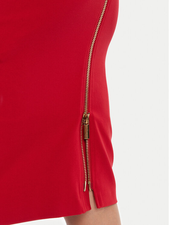 Marciano Guess Marciano Guess Коктейльна сукня 5YGK30 7160A Червоний Slim Fit