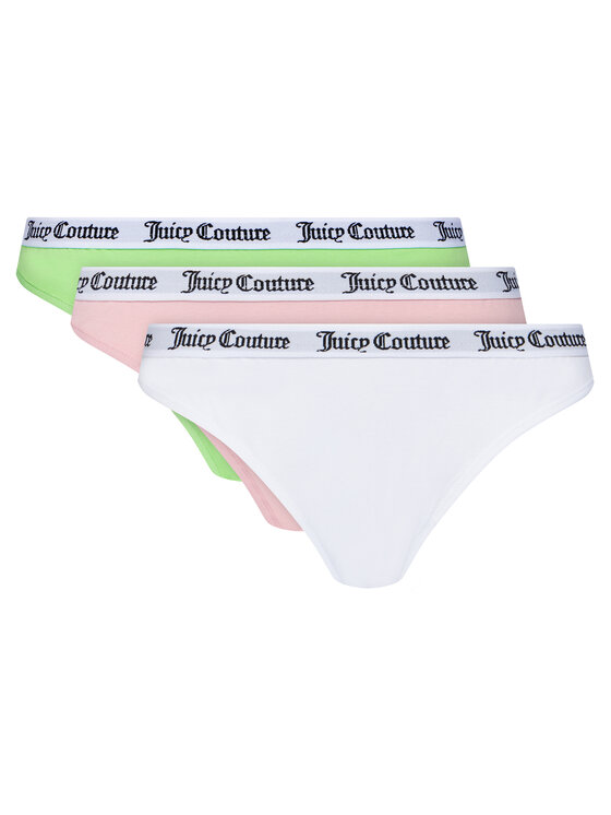 Juicy Couture Komplet 3 par fig klasycznych Diddy JCLBR224572 Kolorowy