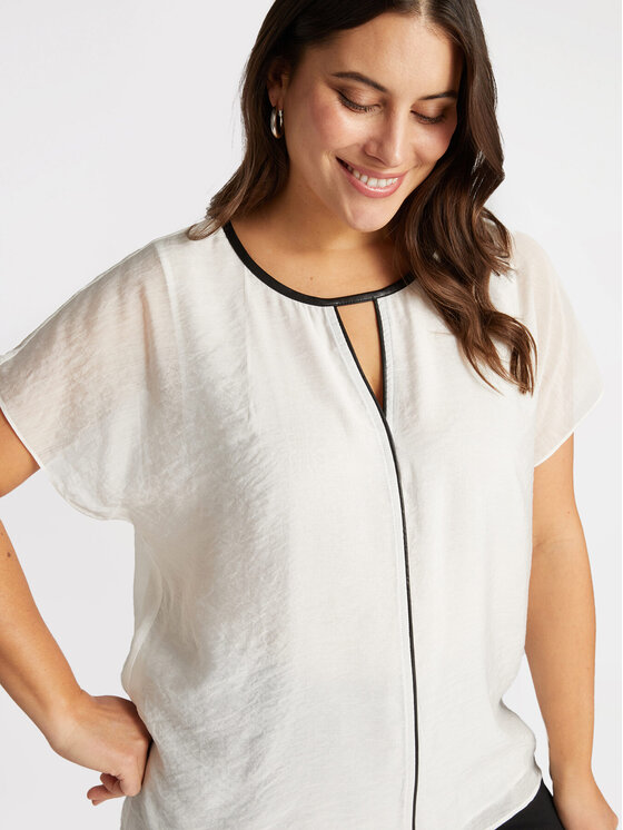 Fiorella Rubino Fiorella Rubino Blusa 2723T002235N011 Bianco Regular Fit