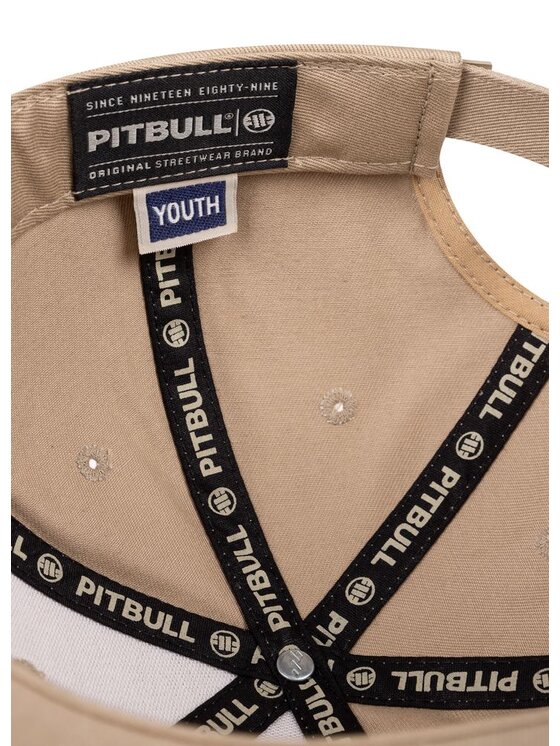 PITBULL PITBULL Czapka z daszkiem Czapka Snapback Youth Small logo uniwersalny Beżowy