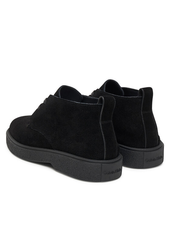 Calvin Klein Calvin Klein Tenisice Text Rubber Desert Boot Su HM0HM01978 Crna