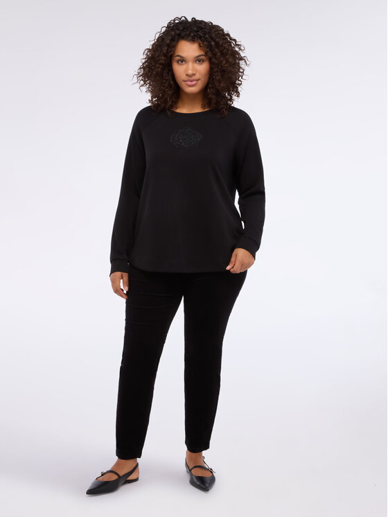 Fiorella Rubino Fiorella Rubino Felpa G816L008818N033 Nero Regular Fit
