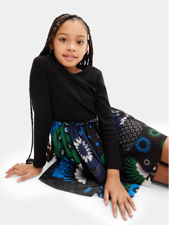 Desigual Desigual Sukienka codzienna 23WGVK06 Kolorowy Regular Fit