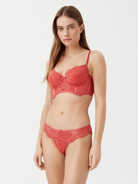 Hunkemöller Hunkemöller Figi brazylijskie Arabella 206332 Czerwony