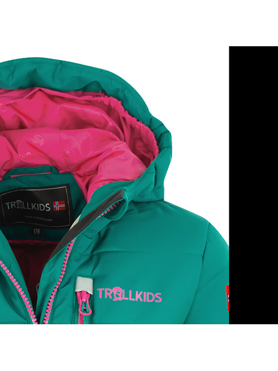 Trollkids Trollkids Kurtka narciarska 513-312 Zielony Regular Fit