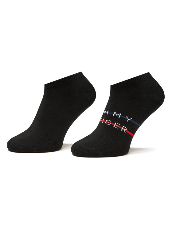 Tommy Hilfiger Tommy Hilfiger 2er-Set niedrige Herrensocken 701222188 Schwarz