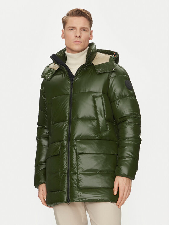 Save The Duck Save The Duck Télikabát D40292M LUCK19 Zöld Regular Fit