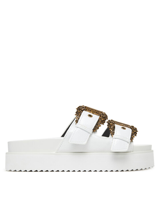 Versace Jeans Couture Šľapky 78VA3SM1 Biela