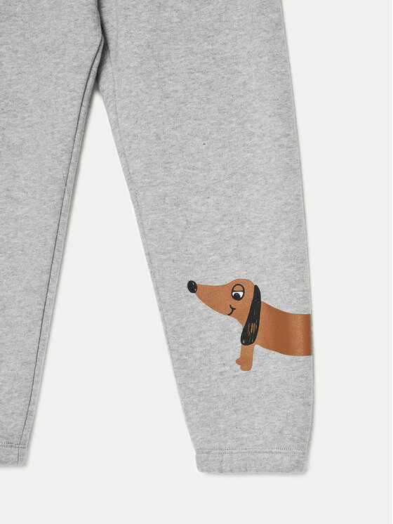 MINI RODINI Mini Rodini Sportinės kelnės Dog 2473014394 Pilka Regular Fit