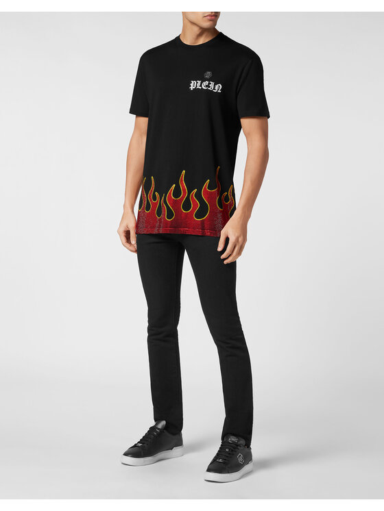 PHILIPP PLEIN PHILIPP PLEIN T-shirt 20645 Nero Regular Fit
