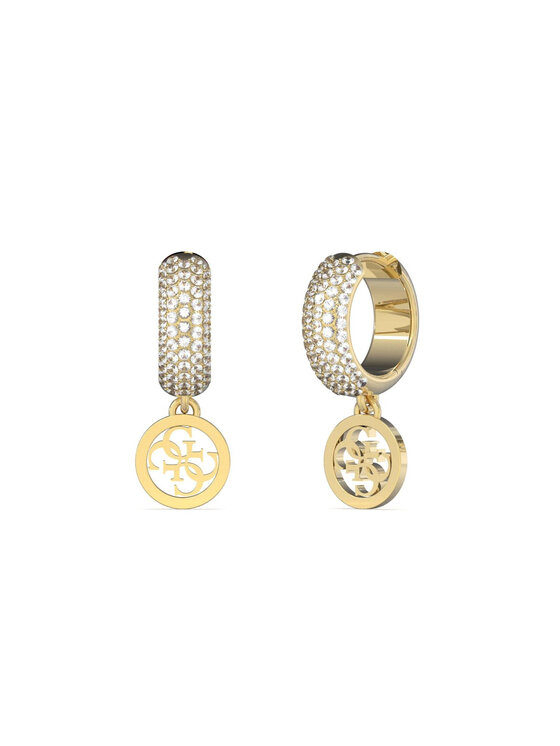 Guess Guess Kolczyki JUBE03301JW-YG Srebrny