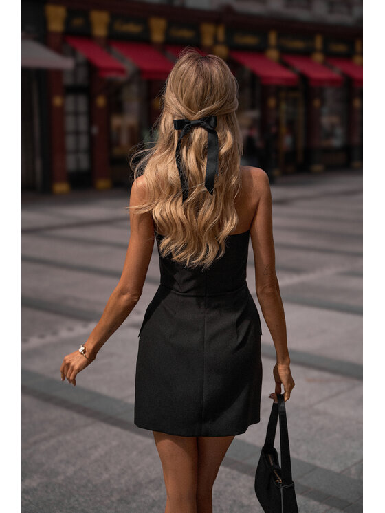 Made of Emotion Made of Emotion Sukienka codzienna M794 Czarny Active Fit