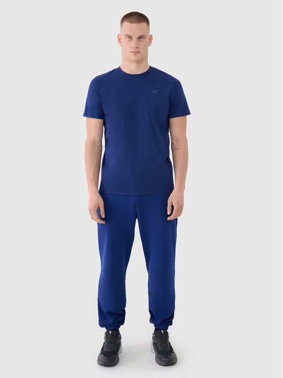 4F 4F Tričko 4FWMM00TTSHM2256-031S Tmavomodrá Regular Fit