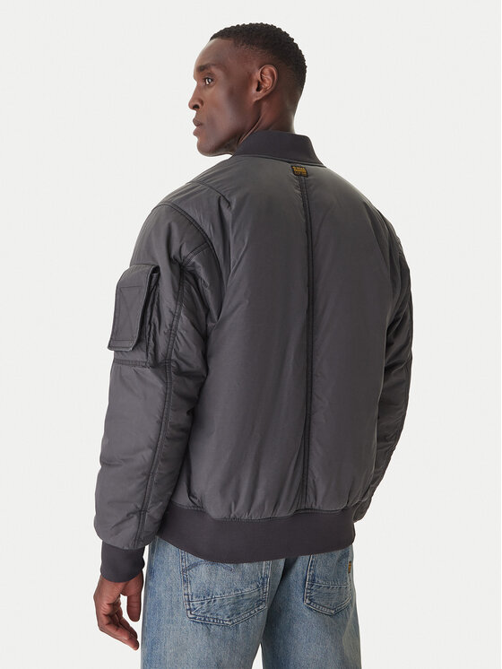 G-Star Raw G-Star Raw Bunda bomber GA-1 D26882-E063 Šedá Regular Fit
