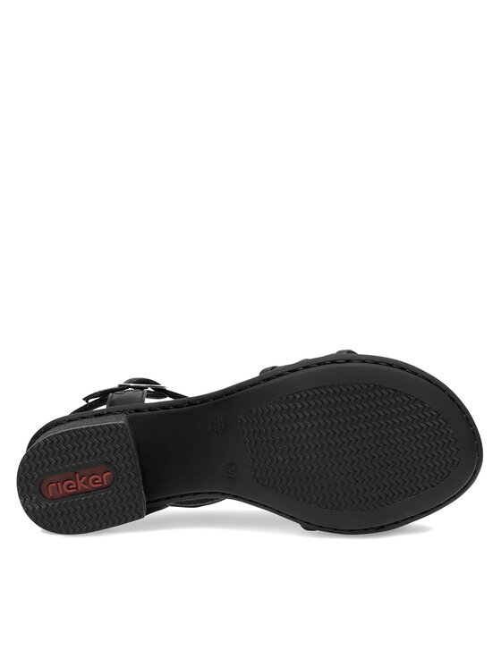 Rieker Rieker Sandalen 64653-00 Schwarz