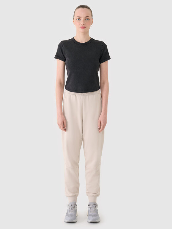 4F 4F T-Shirt SS MIDSHOP TEXTILE Czarny Slim Fit