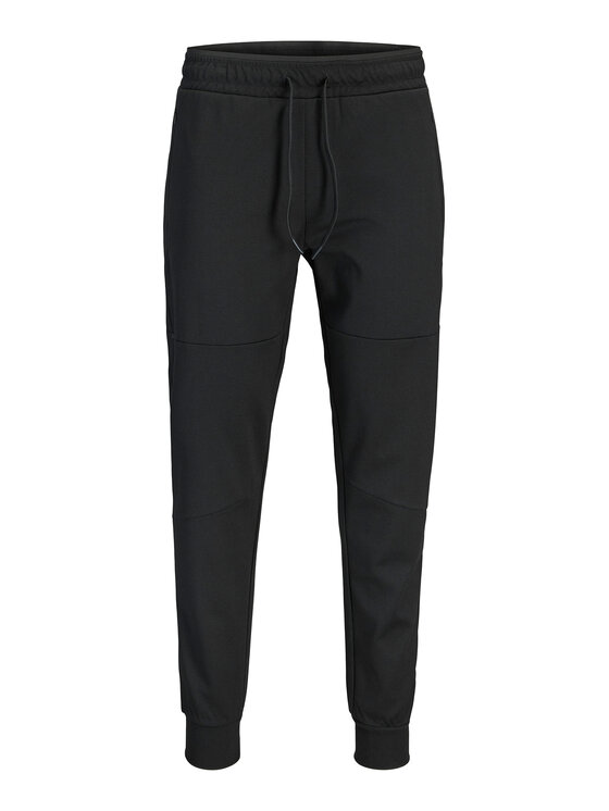 Jack & Jones Jack & Jones Spodnie dresowe Gordon 12288623 Czarny Regular Fit