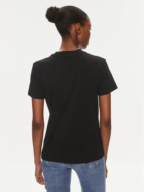 Calvin Klein Jeans Calvin Klein Jeans T-shirt Institutional J20J223222 Crna Regular Fit