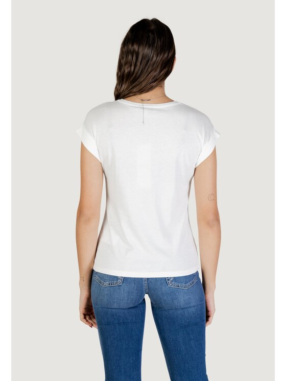 Morgan De Toi Morgan De Toi T-shirt 261-DLOUP Bianco Casual Fit