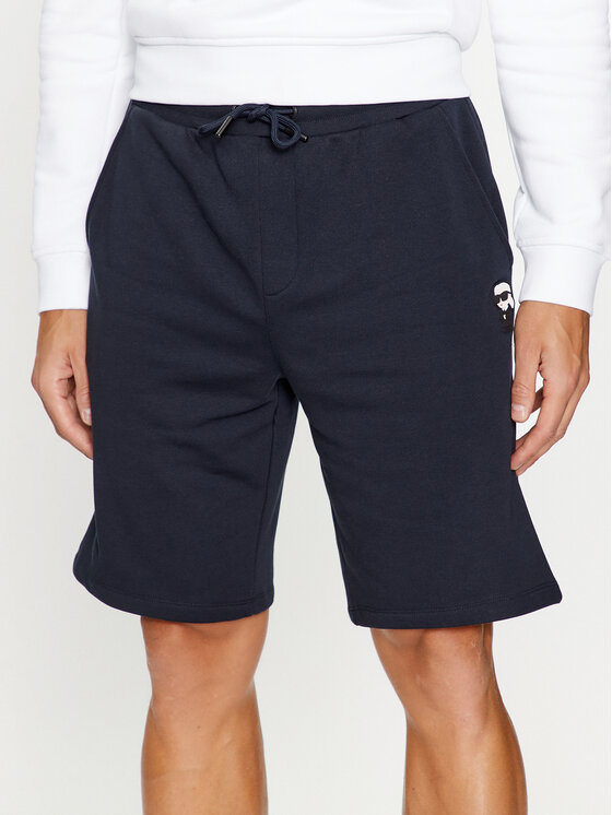 KARL LAGERFELD KARL LAGERFELD Sportovní kraťasy 705897 500900 Tmavomodrá Regular Fit