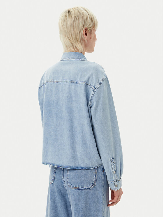 Karl Lagerfeld Jeans Karl Lagerfeld Jeans Τζιν πουκάμισο A2W11021 Μπλε Regular Fit