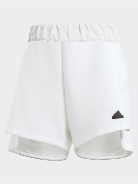 adidas adidas Sportiniai šortai Z.N.E. IN5149 Balta Loose Fit