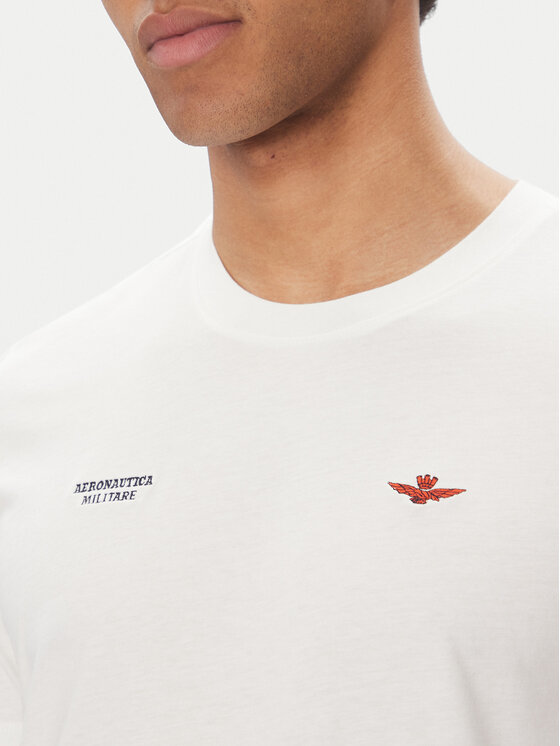 Aeronautica Militare Aeronautica Militare T-shirt 251TS2429J634 Bijela Regular Fit