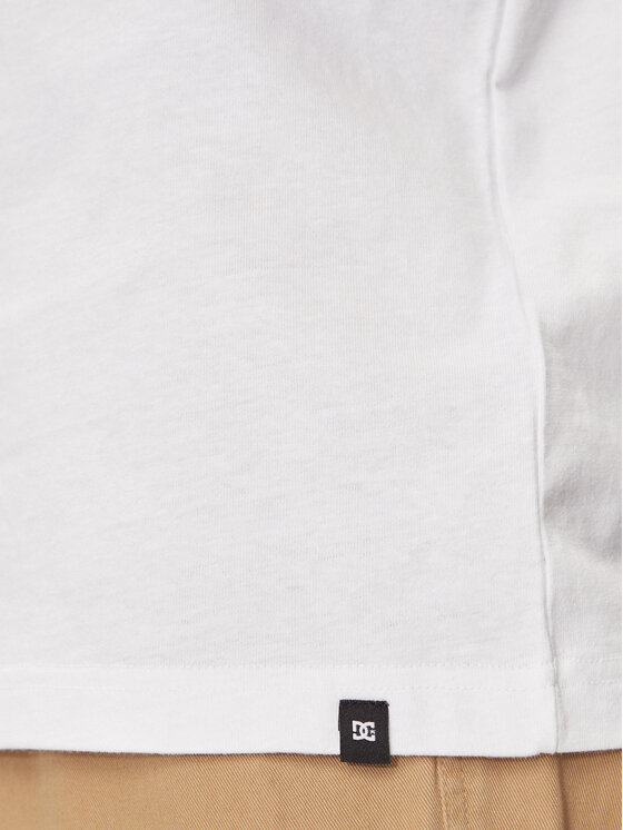 DC Shoes DC Shoes T-shirt Lucky Hand Hss ADYZT05366 Bijela Regular Fit