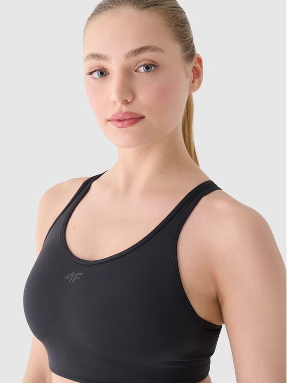 4F 4F Reggiseno sportivo 4FWAW24USBAF137-22S Nero
