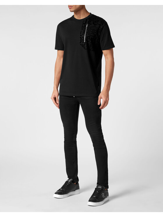 PHILIPP PLEIN PHILIPP PLEIN Tričko 14931 Čierna Regular Fit