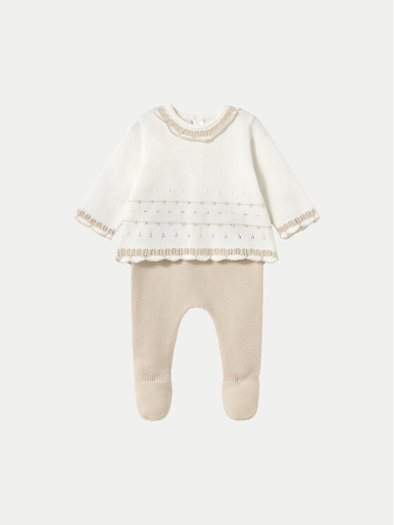 Mayoral Sada top a polodupačky 1587 Béžová Regular Fit