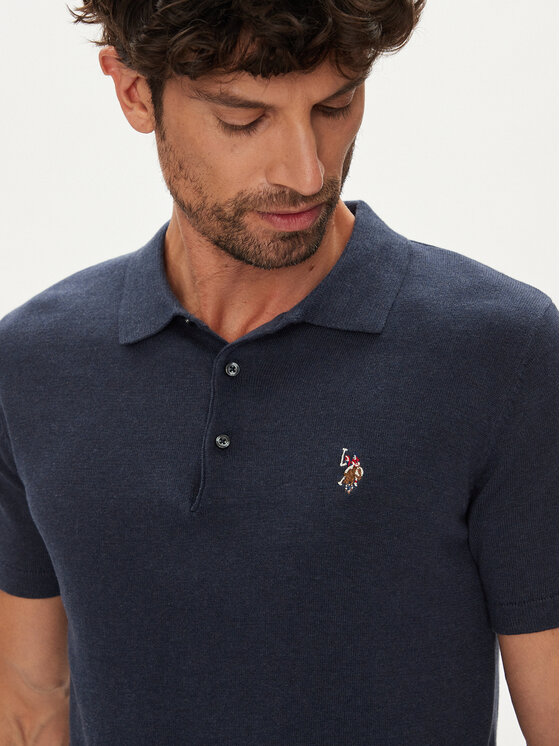 U.S. Polo Assn. U.S. Polo Assn. Polo marškinėliai MUP3709 Tamsiai mėlyna Regular Fit