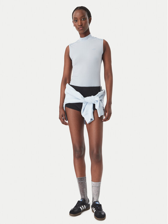 adidas adidas Bodijs Adidas x Jennie Sheer LD8919 Gaiši zila Slim Fit