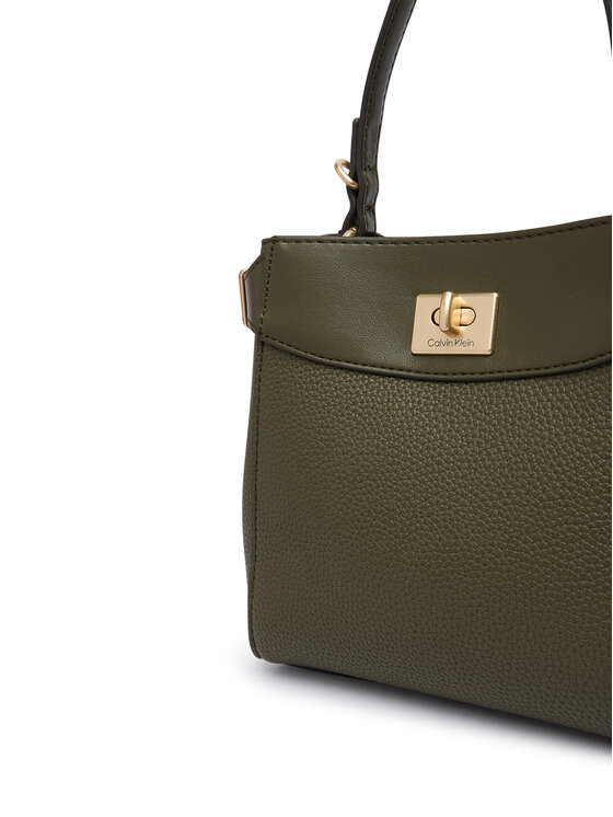 Calvin Klein Calvin Klein Kabelka Mix Media Crossbody LV04F3885G Tmavě zelená