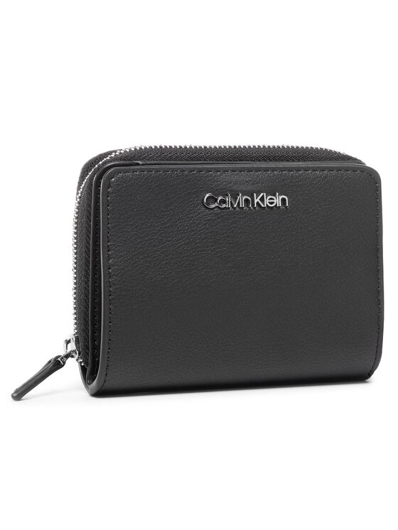 Calvin Klein Calvin Klein Πορτοφόλι Ck Must Zip W/Flap Md K60K606792 Μαύρο