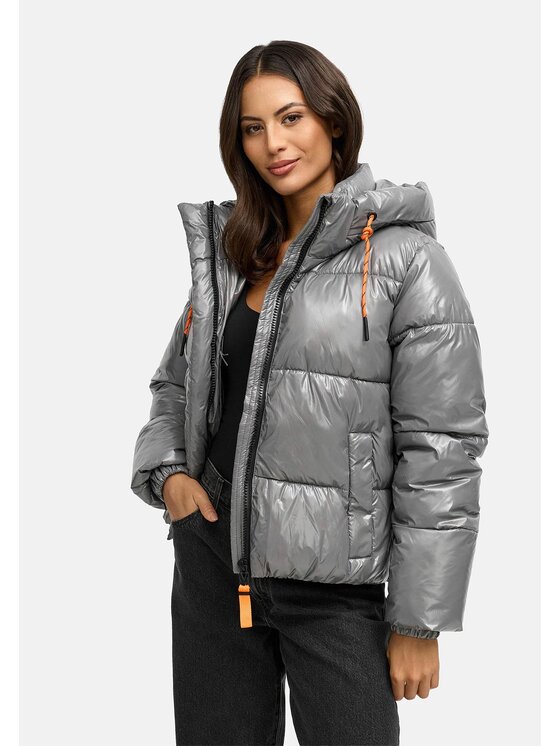 Marikoo Marikoo Kurtka zimowa Skyraa Szary Regular Fit
