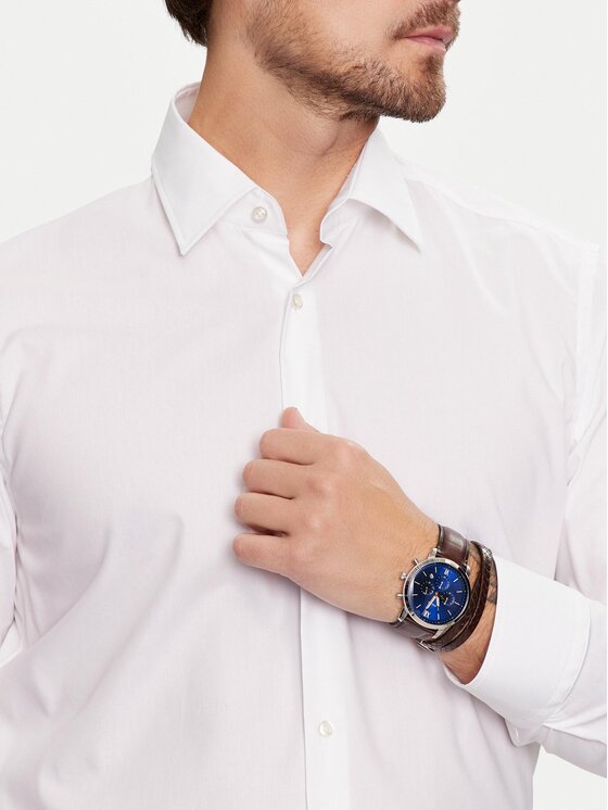 Fossil Zegarek Neutra FS6018SET Brązowy | Modivo.pl