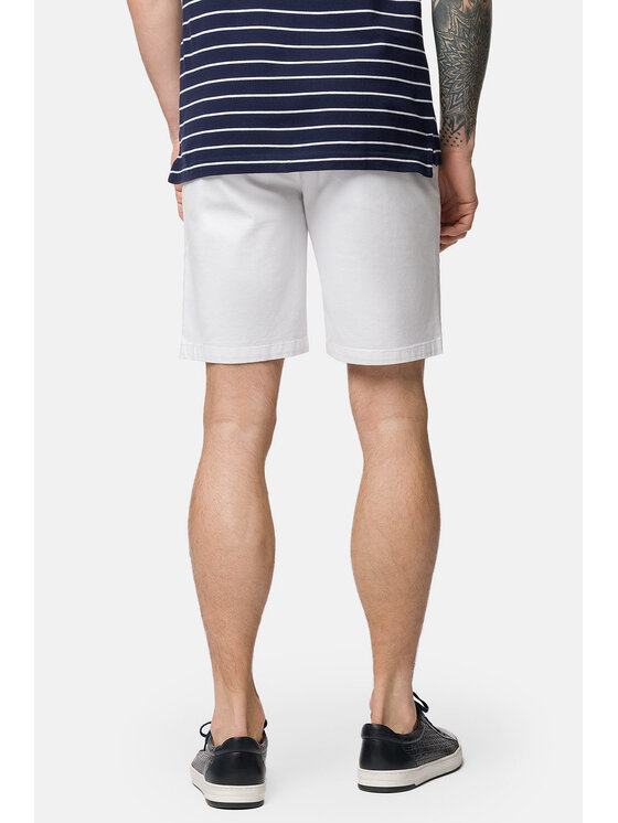 Lancerto Lancerto Szorty materiałowe Ibiza SZO082123000007 Biały Regular Fit