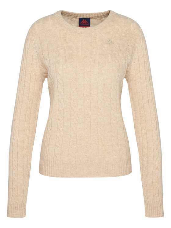 Robe di Kappa Robe di Kappa Pullover Jolie 65116CW Beige Regular Fit