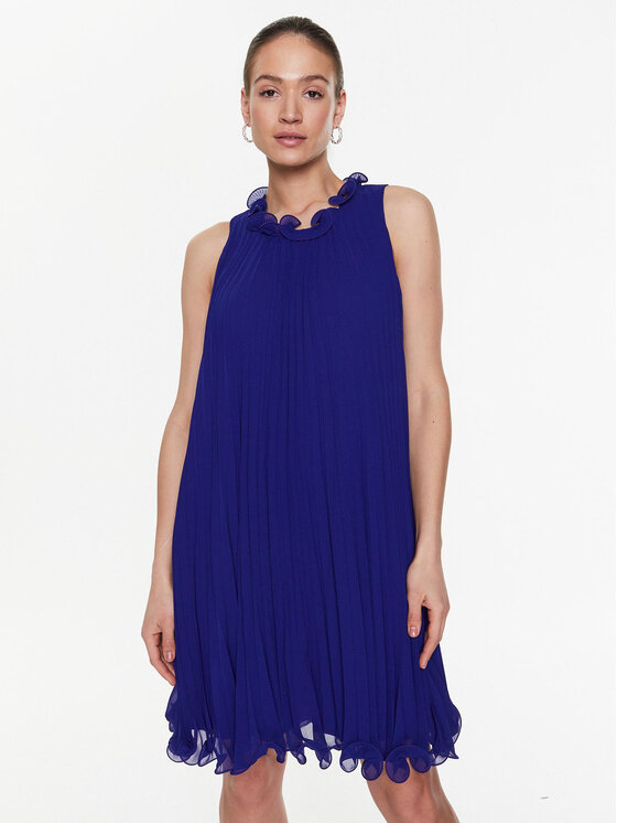 Joseph Ribkoff Rochie cocktail 231730 Albastru Regular Fit La Reducere si Transport Gratuit Femei 2023-09-29 3