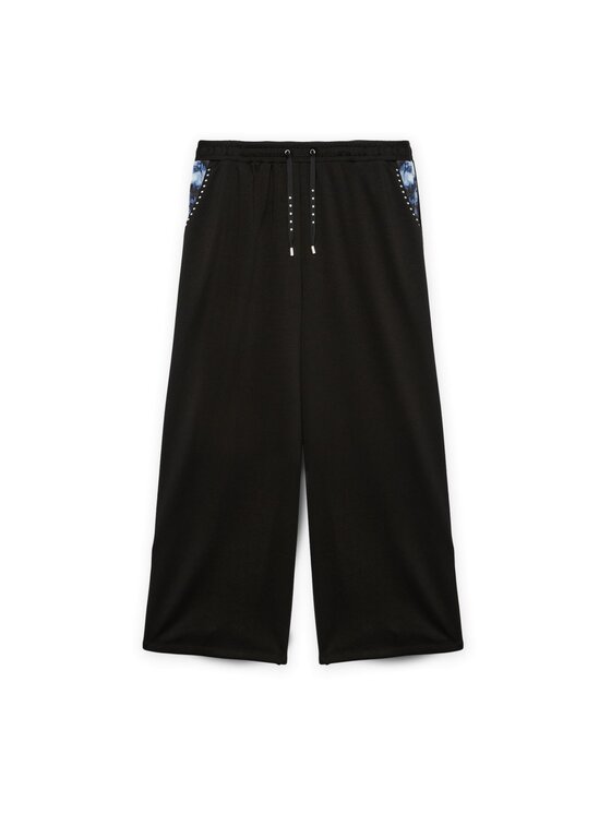 Fiorella Rubino Fiorella Rubino Pantaloni di tessuto P842L002252N033 Nero Over Fit