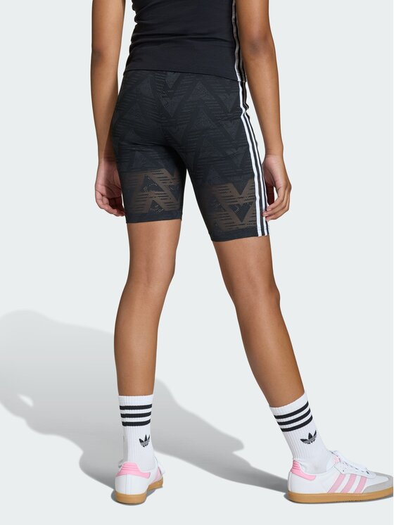 adidas adidas Szorty rowerowe LACE Czarny Fitted Fit