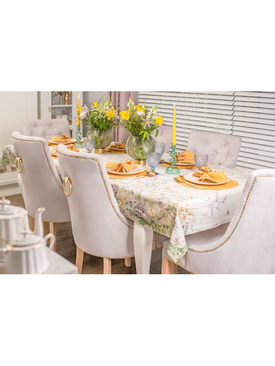 Roseberry Home Roseberry Home Serwetki haftowane Yellow Petali Żółty