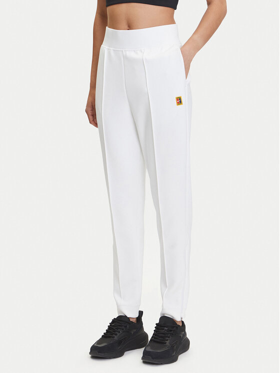 Nike Nike Teplákové kalhoty Court DA4722 Bílá Slim Fit
